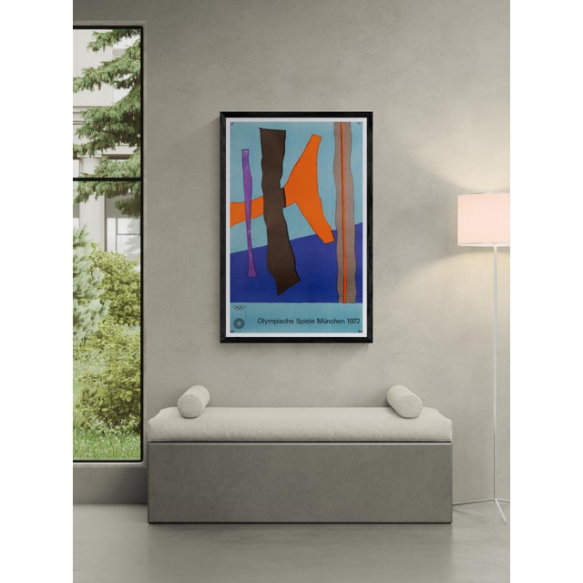 This original 1969 lithograph by Fritz Winter was commissioned for the 1972 Munich Olympic Games. Published by Edition...