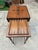 Mid-Century Modern Pair of 1970s Wooden Carved Nesting Game Tables With Flip-Up Sides For Sale - Image 3 of 12