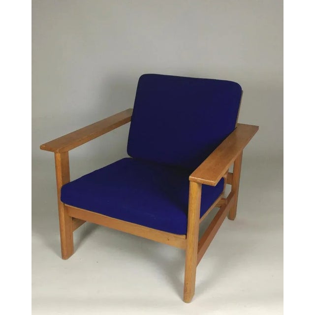 1980s Danish Restored Soren Holst Oak Lounge/Easy Chair by Fredericia Furniture The Søren Holst lounge chair model 2451...