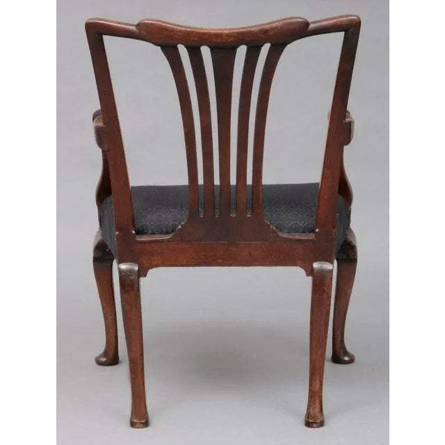 English Period Chippendale Armchair For Sale - Image 4 of 8
