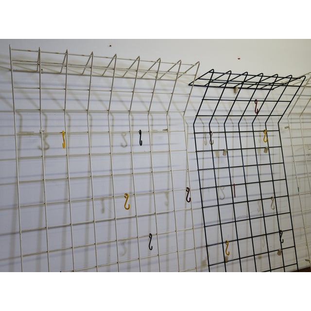Mid-Century Metal Wall-Mounted Coat Racks by Karl Fichtel for Drahtwerke Erlau, 1960s, Set of 4 For Sale - Image 18 of 18