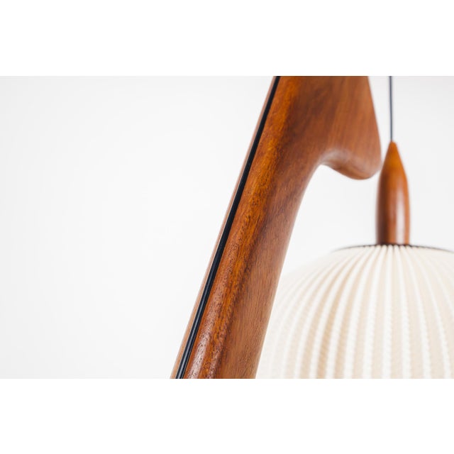Praying Mantis Floor Lamp from Rispal, France, 1950s For Sale - Image 10 of 17