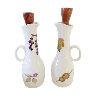 1960s Royal Worcester Cruet Set For Sale