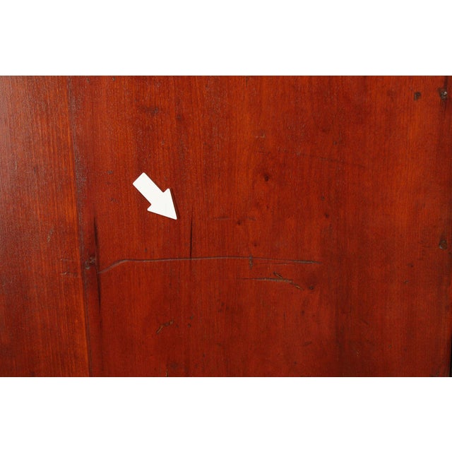 Antique American Chippendale Period Cherry Tall Chest Of Drawers For Sale - Image 15 of 18