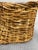 Vintage Large Rattan Wicker Shoe Themed Toy Basket For Sale In New York - Image 6 of 12