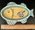 Vintage Frutta by Caleca Hand Painted Fish Plate Dish Signed • Made in Italy For Sale In Palm Springs - Image 6 of 6