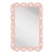 Fleur Home Garden District Satsuma Rectangle Mirror in Salmon Berry, 36x48 For Sale