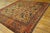Jaw Dropping Ivory Field Rustic Border Antique Persian Ziegler Sultanabad Rug For Sale - Image 4 of 8