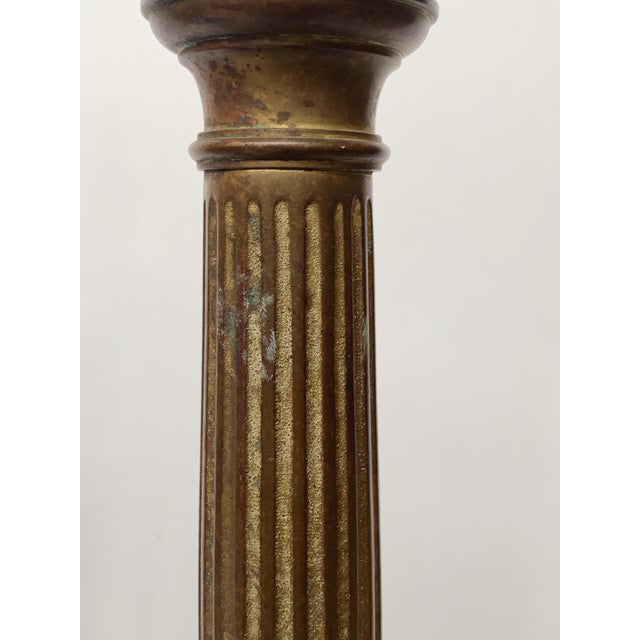 Antique French Brass Andirons - A Pair For Sale In New York - Image 6 of 9