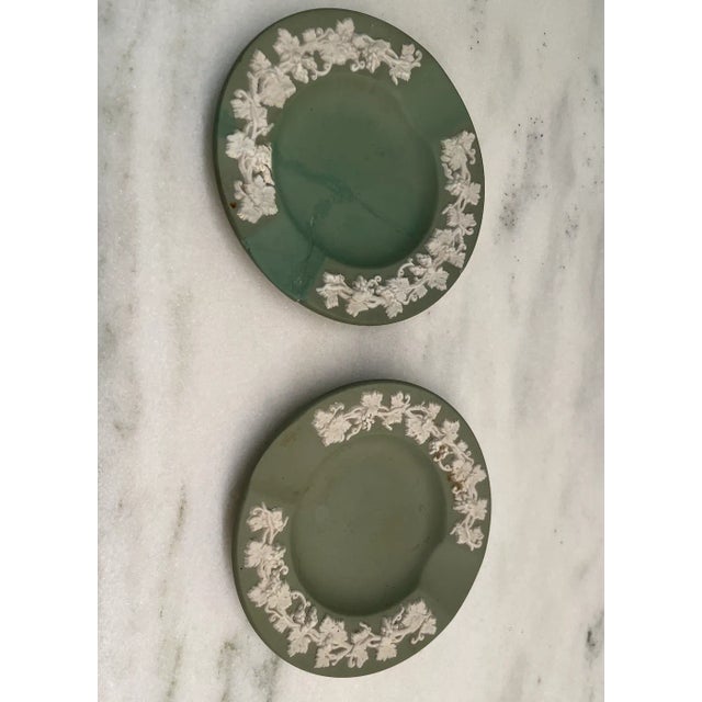Wedgwood Wedgwood Light Sage Green Jasparware Dishes & Cup Set- 4 Pieces For Sale - Image 4 of 7