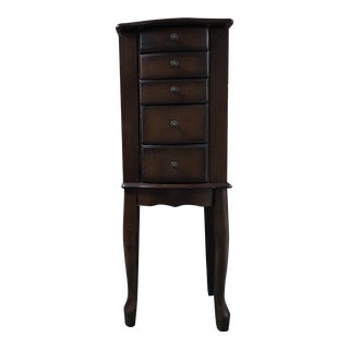 Mid 20th Century Jewelry Armoire For Sale