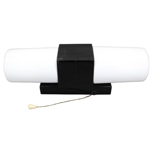 Mid-Century Modern Wall Light in Bakelite and Glass, 1960s For Sale - Image 12 of 12