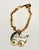 Metal Mid-Century Silver- and Gold-Plated Baby Carriage Artist Pendant Jewelry in the style of Cartier, 1960s For Sale - Image 7 of 13