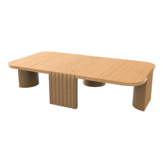 Modern European Caravel Low Coffee Table in Oak by Collector For Sale