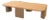 Modern European Caravel Low Coffee Table in Oak by Collector For Sale