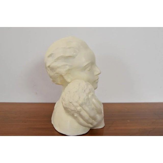 Art Deco Ceramic Bust, 1938 For Sale - Image 9 of 13