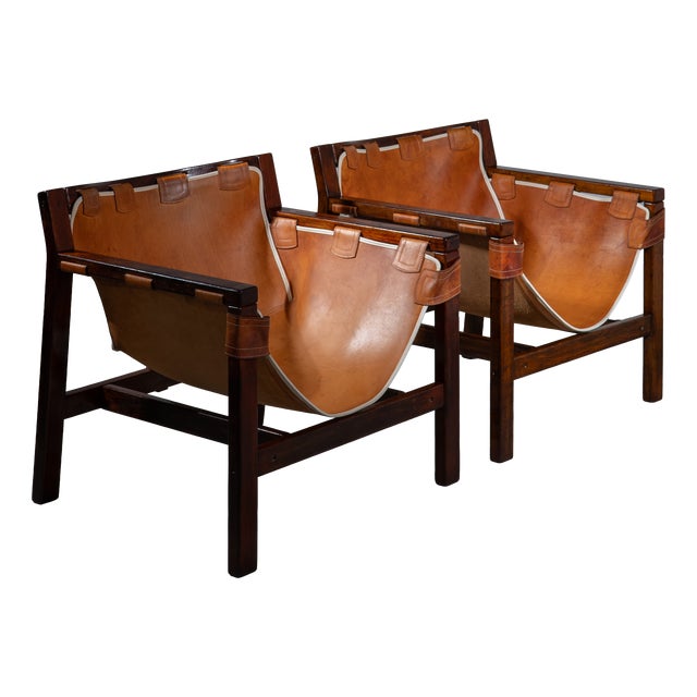 Safari Lounge Chairs by Carlo Hauner for Forma, 1970s, Set of 2 For Sale