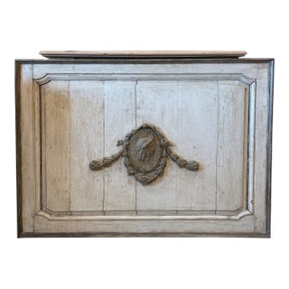 Large 19th Century French Painted Boiserie Panel For Sale