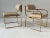 1980s Set 6 Brass Dining Chairs, 1980 For Sale - Image 5 of 16