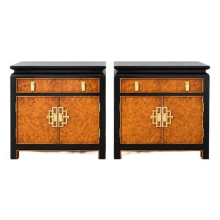 Raymond Sobota by Century Mid Century Modern Chin Hua Nightstands, 2 Pieces For Sale