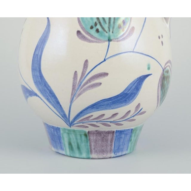 Vintage Swedish Ceramic Vase, 1960 For Sale - Image 3 of 9