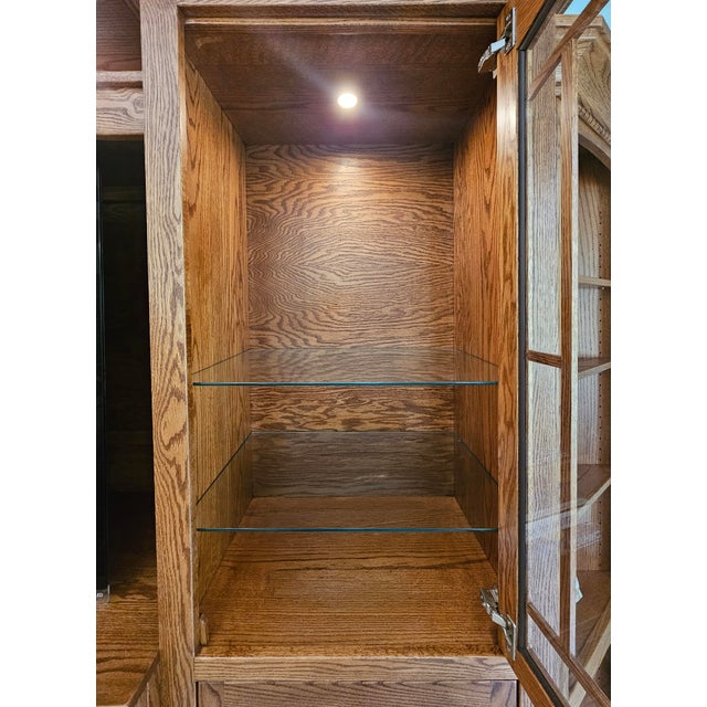Large Custom Wall Unit Entertainment Center and Display Cabinet For Sale In Savannah - Image 6 of 6
