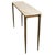 Antique Italian Brunished and Gilt Brass Console with Carrara Marble Top, Venice, 1920s For Sale - Image 4 of 9