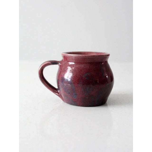 Vintage Studio Pottery Mug For Sale - Image 4 of 11