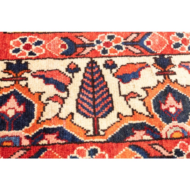 Semi-Antique Hand-Knotted Persian Bakhtiari Rug 5'5" X 8'9" For Sale - Image 13 of 18