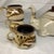1970s Vintage C. 1970s Handmade Stoneware Elephant Tea Set With Sugar Bowl, Brown and Cream Glaze - Set of 8 For Sale - Image 5 of 10