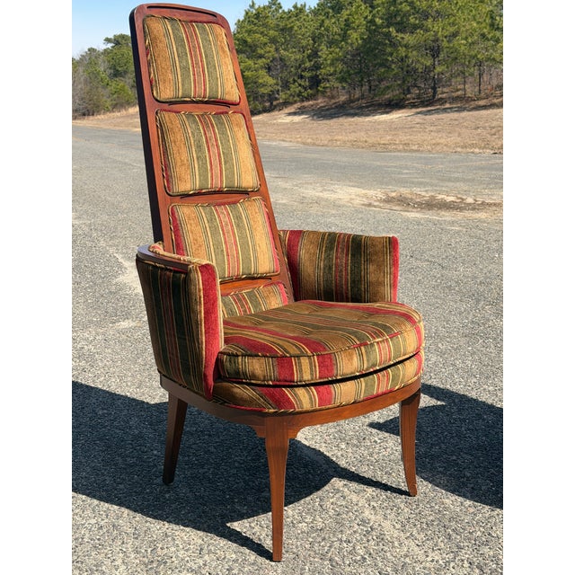 Highback Slipper Chairs, C. 1960's For Sale - Image 9 of 12