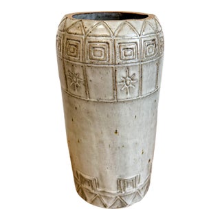 Vintage Mid Century Signed Studio Pottery in the Style of Bitossi For Sale