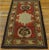 Textile 1930s Rare Antique Artistic Art Nouveau Design American Hooked Folk Art Rug For Sale - Image 7 of 10