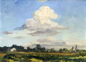 Janusz Szpyt, A View, Oil on Canvas, 2007