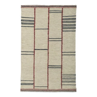 Swedish Inspired Kilim Rug, 03'00 X 04'10 For Sale