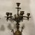 Fine French Art Nouveau Bronze Candelabra on Marble Bases - A Pair For Sale - Image 4 of 7
