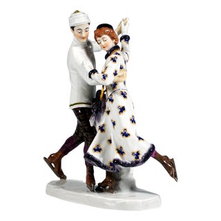 Art Nouveau Figure by Alfred Koenig for Meissen Germany, 1890s For Sale