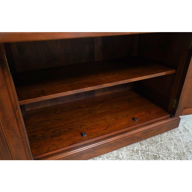 2000 - 2009 Stickley Regency Style Cherry Slide Open Top Server For Sale - Image 5 of 18