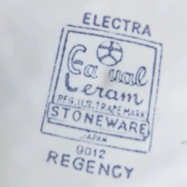 Vintage 12" Chop Plate Regency by Casual Ceram For Sale - Image 11 of 11