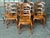 A lovely Set of 8 French Ladder Back Country Dining Chairs, would look great round a farmhouse table or in a kitchen. All...