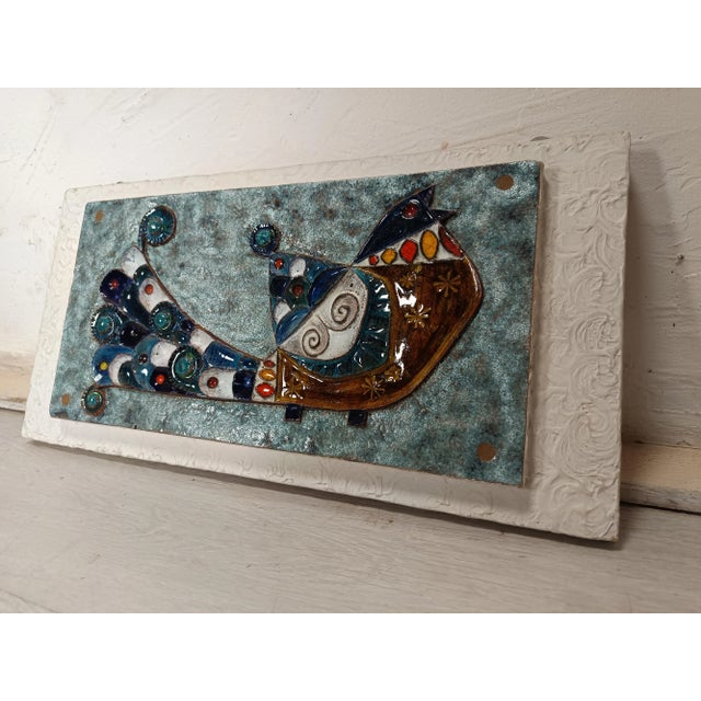 Vintage Ceramic Panel by Roland Zobel, 1960s For Sale - Image 3 of 13