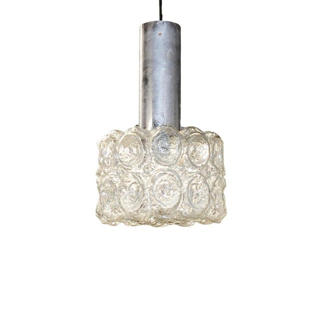 Crystal Glass Pendant Light from Limburg, 1970s For Sale - Image 9 of 10