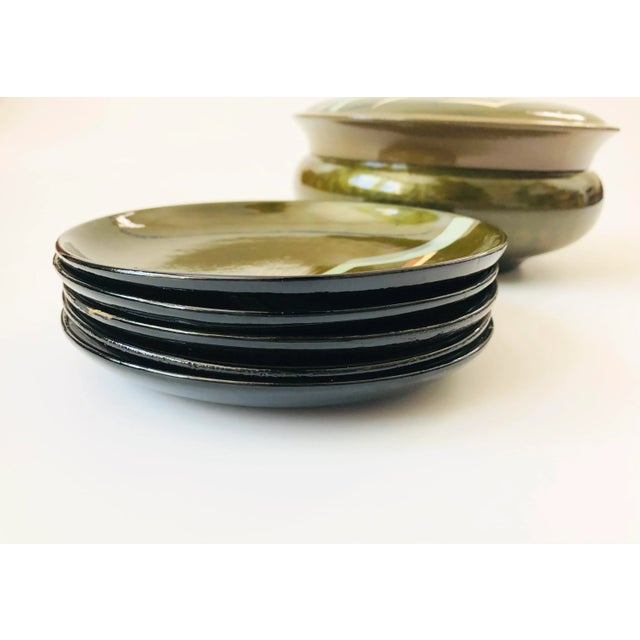 Vintage Lacquerware Tray Set in Box For Sale In San Francisco - Image 6 of 12