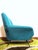 Blue Vintage Armchair by Gigi Radice for Minotti, Italy, 1950s For Sale - Image 8 of 16