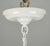 Restored Vintage Cottage White Steel Six Arm Chandelier For Sale - Image 10 of 10