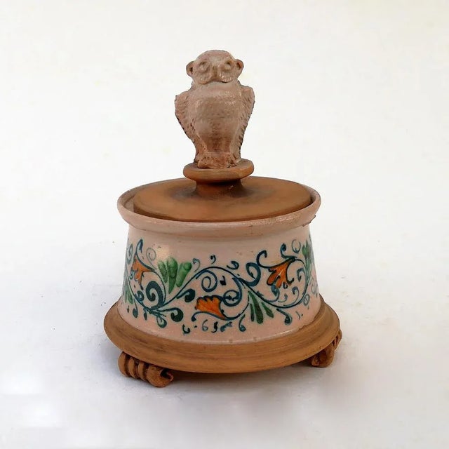 Lidded Bowl from Val De Mon Santo Stefano, 1970s For Sale - Image 4 of 7