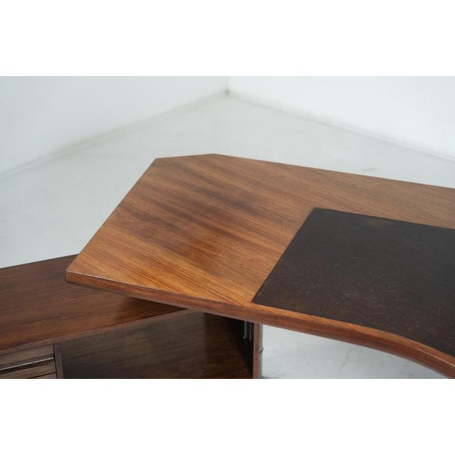 T96 Boomerang Desk by Osvaldo Borsani for Tecno, Italy, 1956 For Sale - Image 11 of 18
