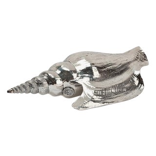Silvered Sea Shell Lister's Conch For Sale
