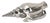 Silvered Sea Shell Lister's Conch For Sale