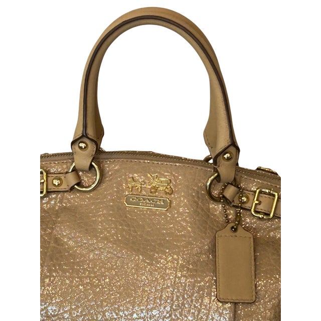 Late 20th Century Vintage Coach Madison Handbag For Sale - Image 5 of 13